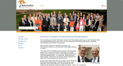 Desktop Screenshot of botschafter.bamberg.de