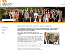 Tablet Screenshot of botschafter.bamberg.de