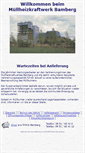 Mobile Screenshot of mhkw.bamberg.de